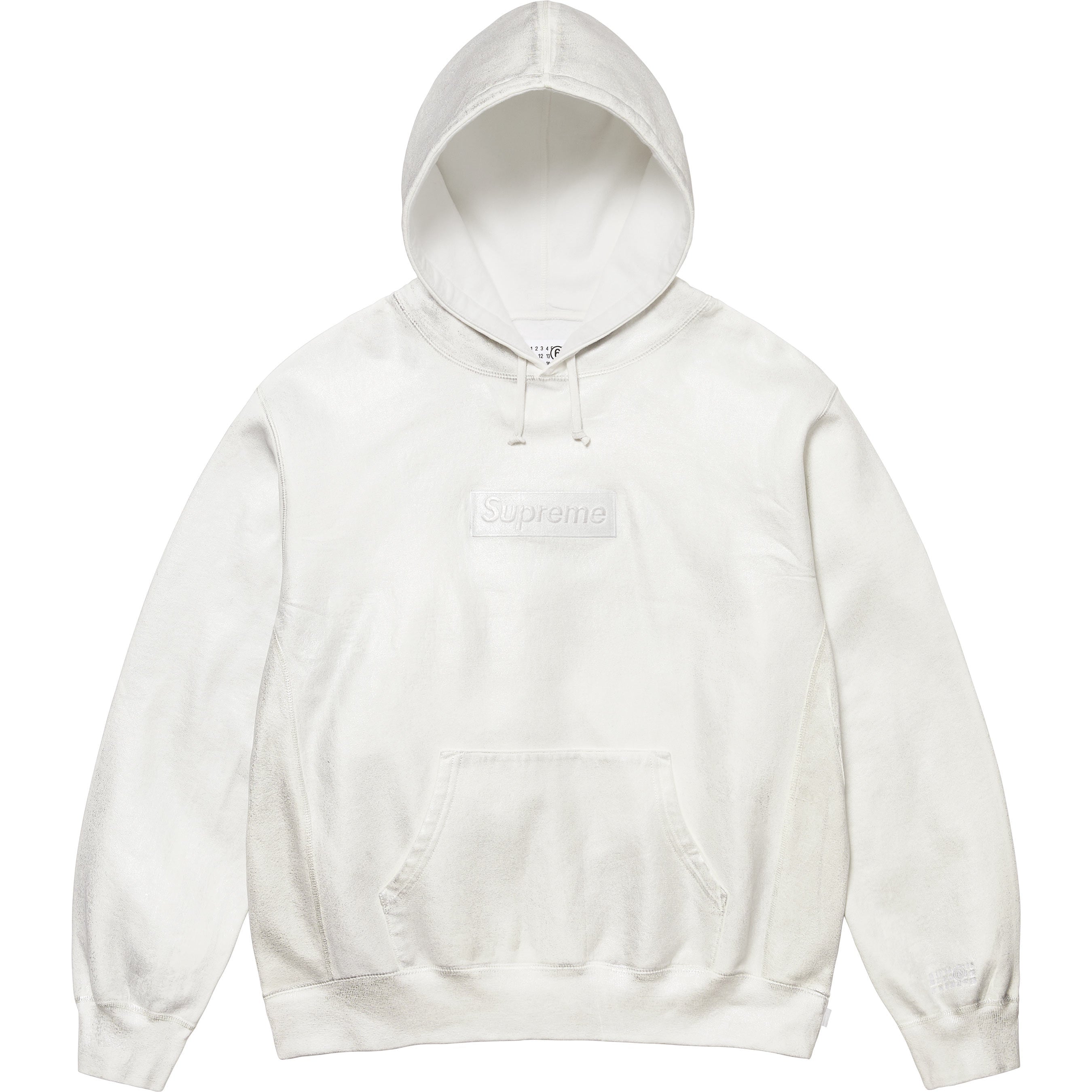 Supreme®/MM6 Maison Margiela Foil Box Logo Hooded Sweatshirt view 6